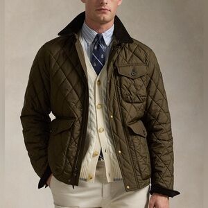 Polo Ralph Lauren The Beaton Quilted Jacket - Dark Brown L